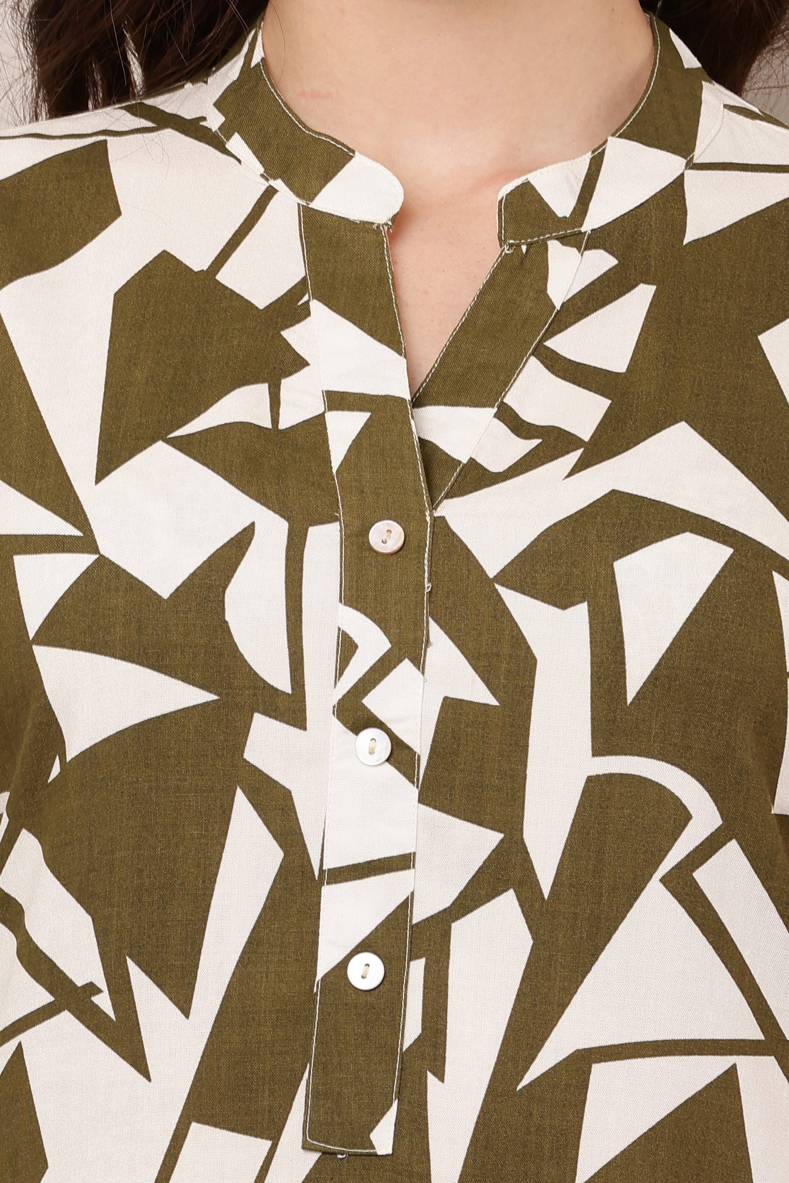 Stylish Printed Cotton Rayon Kurti for women