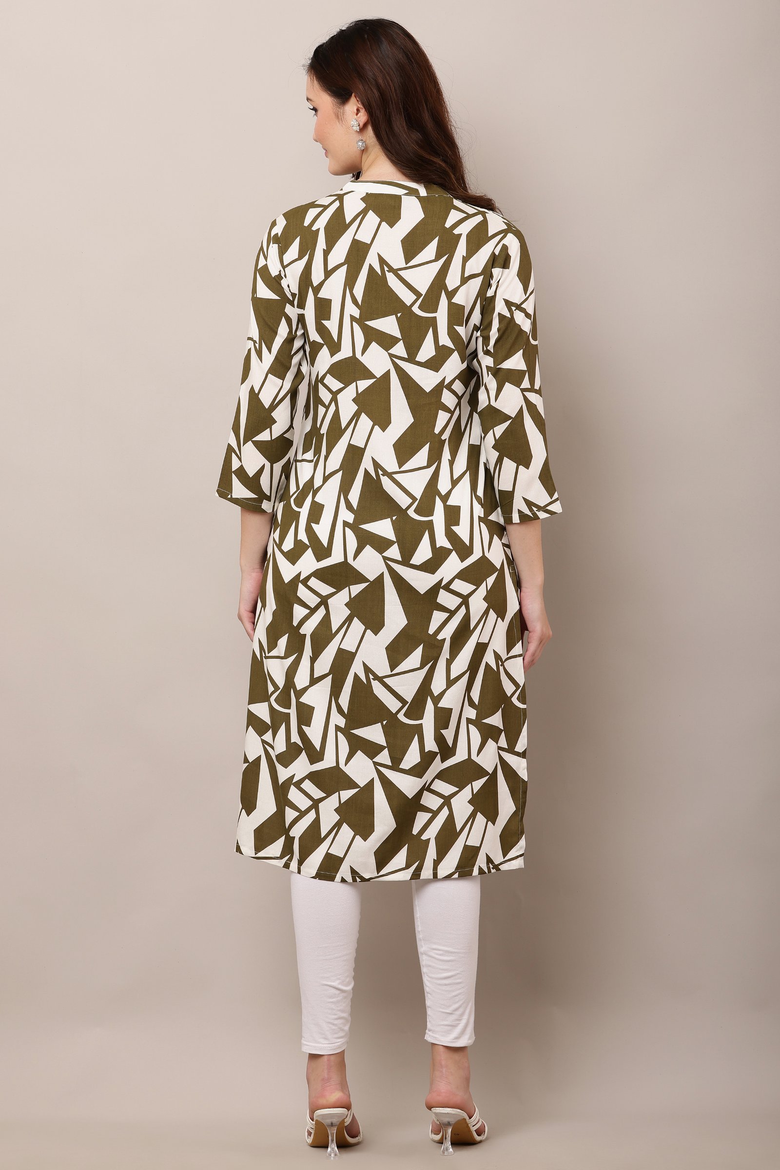 Stylish Printed Cotton Rayon Kurti for women